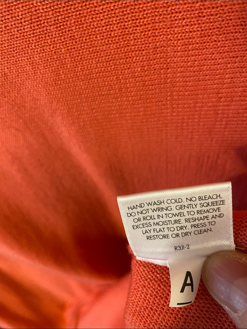 ⭐️HP⭐️ Eileen Fisher L Merino Wool Coral Scoop-Neck Long Sleeve Top - Picture 5 of 11